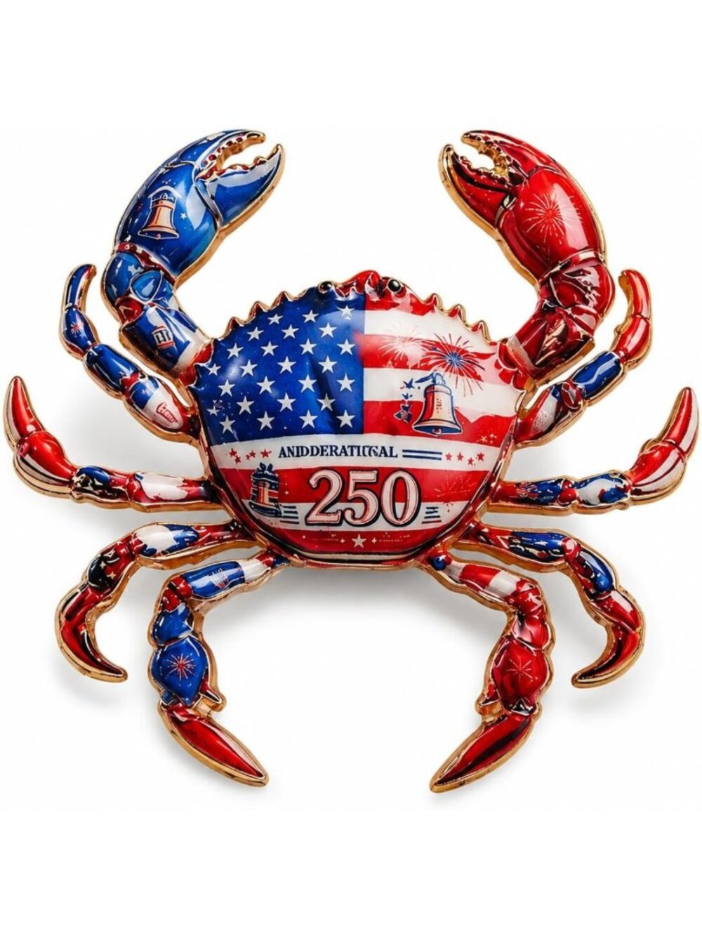 Patriotic American Flag Brooch Pin | Independence Day Accessories & Gifts